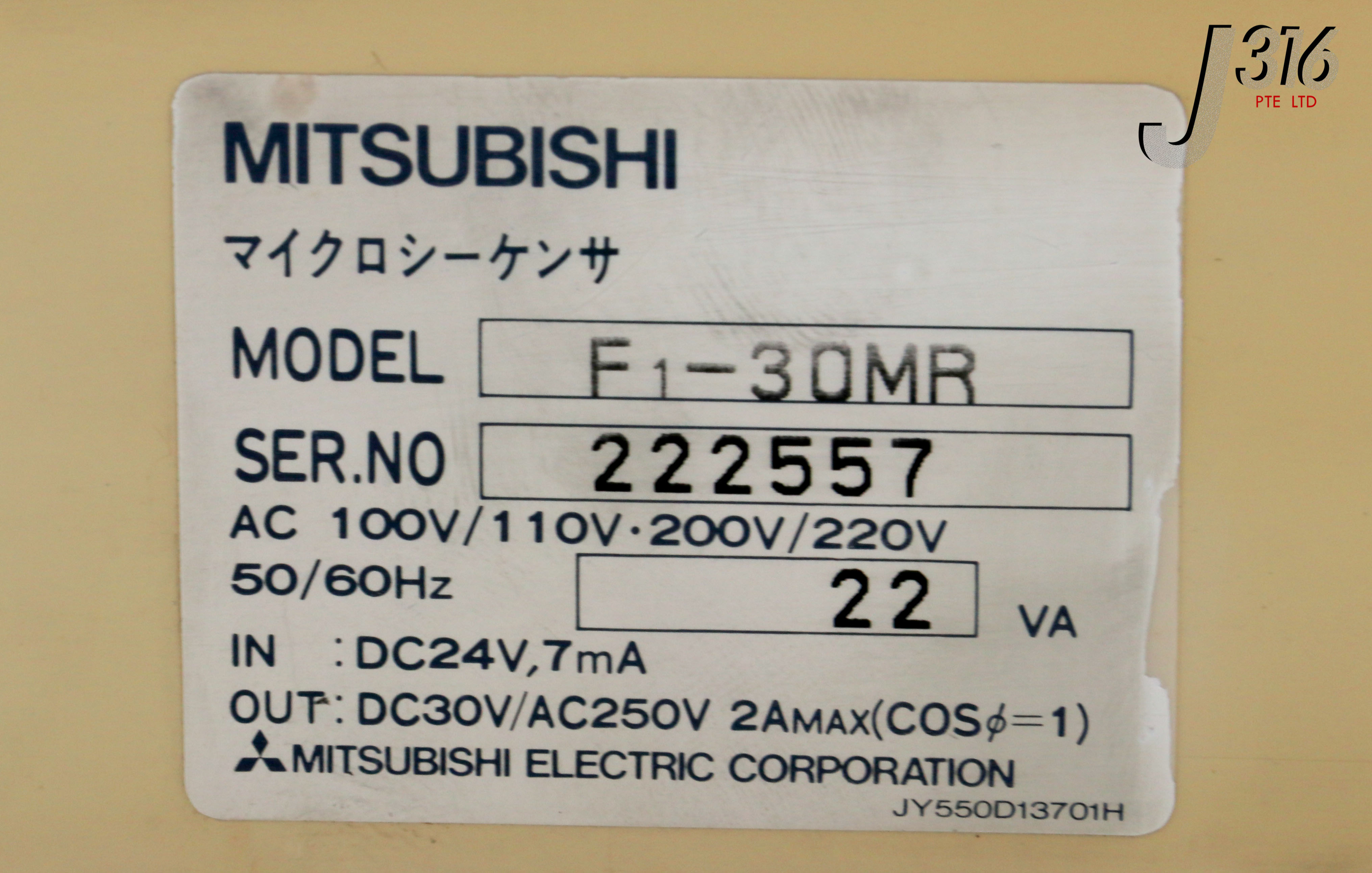 26966 MITSUBISHI MELSEC PROGRAMMABLE CONTROLLER F1-30MR | eBay